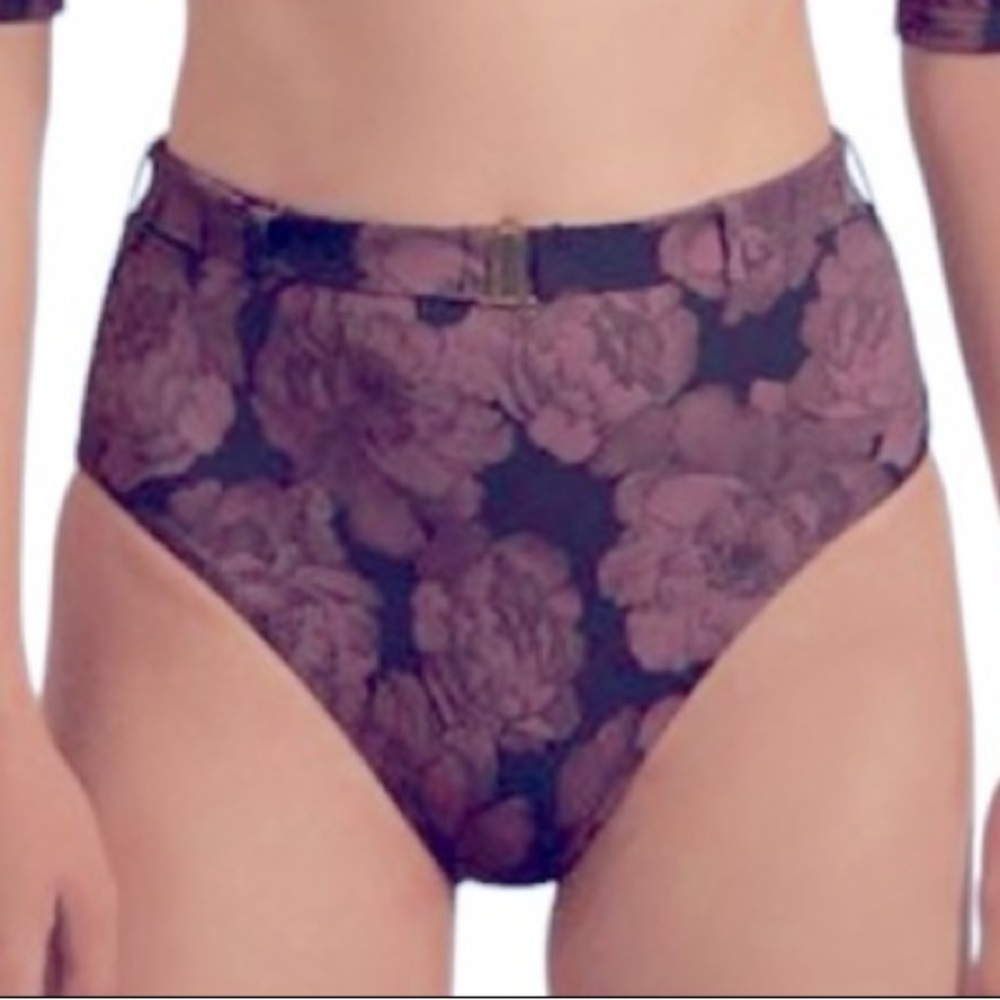 Amaio floral print bikini bottom